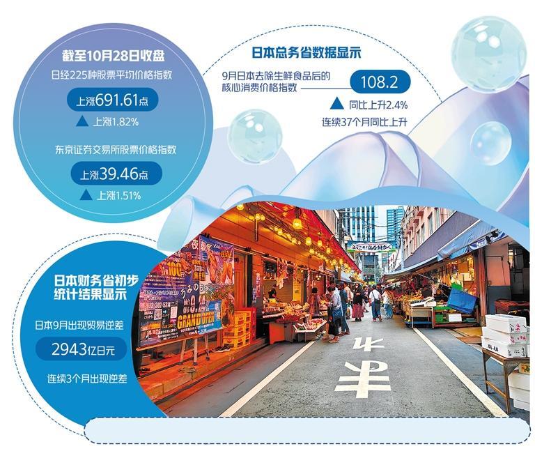 在日本仙台市的一条街道上，民众在购买商品。本报记者 陈益彤摄